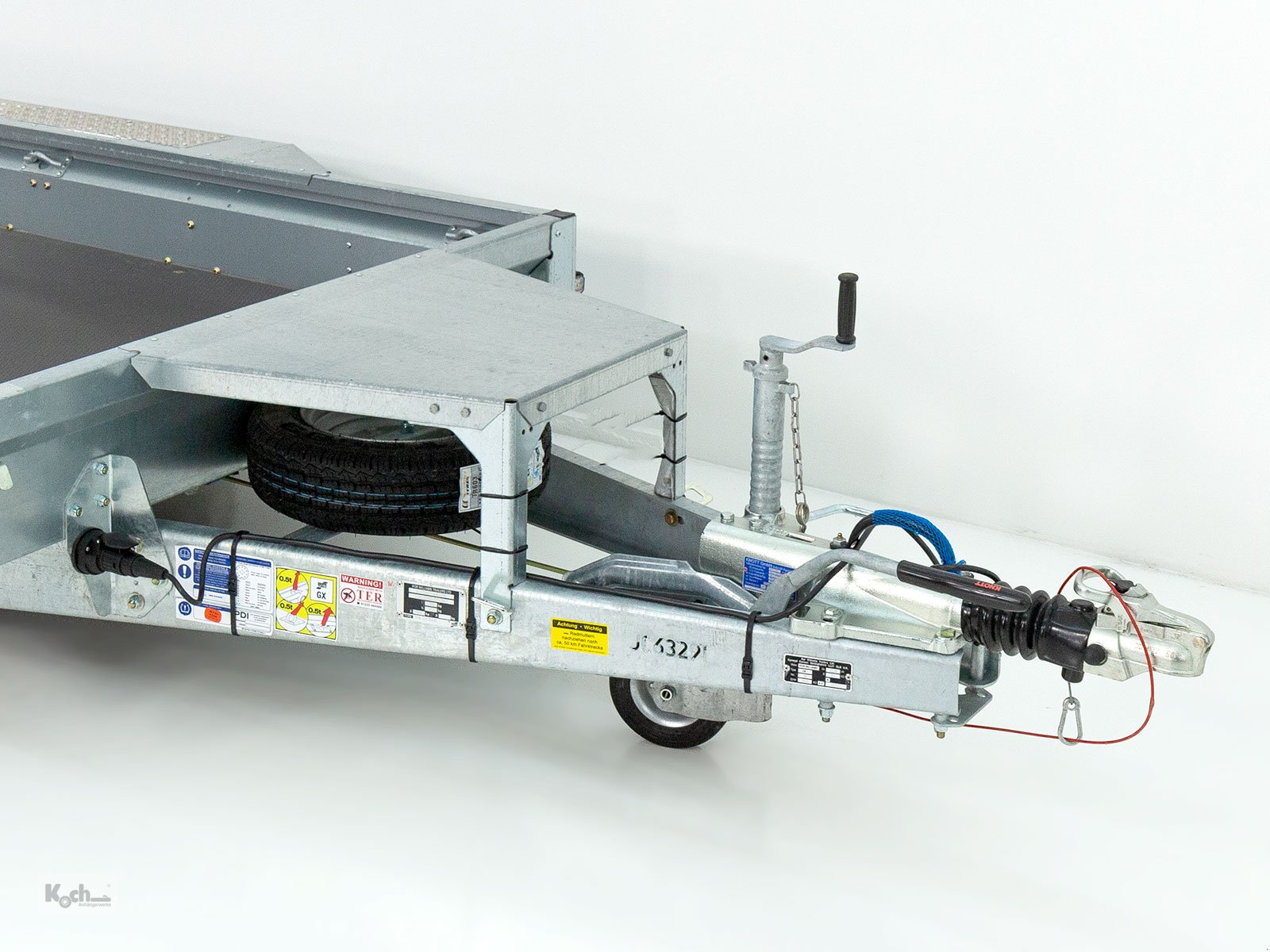 Anhänger des Typs Ifor Williams Baumaschinenanhänger GX105 157x303 2,7t|Auffahrrampe (Pkw11200370So), Neumaschine in Winsen (Luhe) (Bild 7)